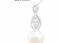 ACE Espree Silver Fresh Water Pearl Marquise Cubic