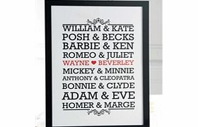 ACE Famous Couples Print