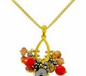 ACE Gold Beaded Pendant