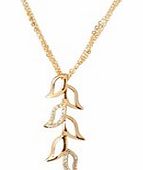 ACE Gold Crystal Vine Pendant