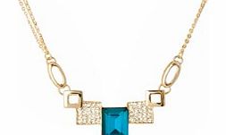 ACE Gold Plated Chunky Stone Set Necklace