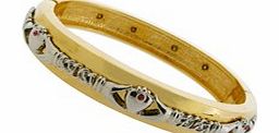 ACE Gold Plated Claddagh Bangle