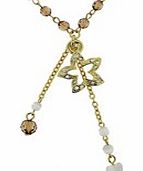 Gold Star Dropper Pendant