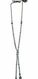 ACE Gun Metal Colour Crystal Necklace