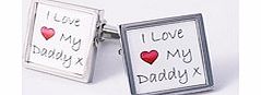 ACE I Love My Daddy Boarder Cufflinks