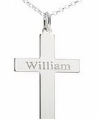 ACE Personalised - Gents Silver 1/4Oz Cross On