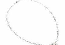 ACE Personalised - Silver Disc Necklet On 18 Chain