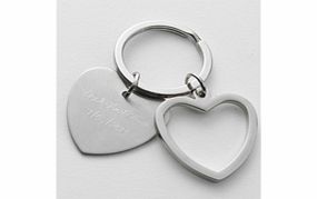 ACE Personalised Heart Keyring