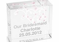 ACE Personalised Heart Swirl Medium Crystal Token