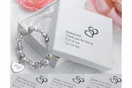Personalised Wedding Charm Bracelet