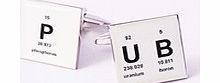 ACE Retro Periodic Table Pub Cufflinks