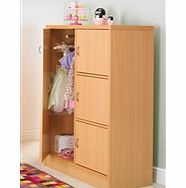 ACE Rezo Wardrobe With Cupboards