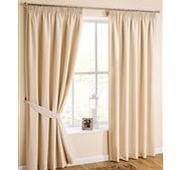 ACE Urban Lined Tape Top Curtains inc. Tie Backs
