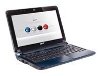ACER ASP ONE 10.1 INCH 3G INTEL ATOM N280 1.66GHZ 1GB 160GB 6 CELL BATTERY XP
