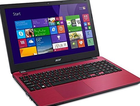 Acer Aspire E5-521 15.6-inch Notebook (Red) - (AMD A6-6310 2.4GHz, 8GB RAM, 1TB HDD, DVDSM DL, WLAN, Bluetooth, Webcam, Integrated Graphics, Windows 8.1)