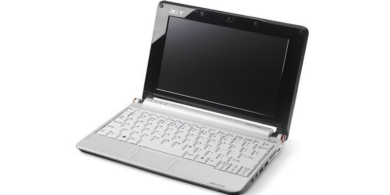 Acer Aspire ONE A110-AW Netbook - White - GRADE A1