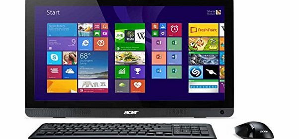 Acer Aspire ZC-107 19.5 inch All-in-One PC (AMD E2-6110 1.5GHz, 4GB RAM, 1TB HDD, DVDRW, Integrated Graphics, Windows 8.1)