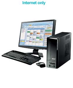 Acer ASX1700 Blu-Ray PC with 19in Widescreen Monitor