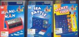 3 Boxed Games - Battleships, Hangman and Secret Code