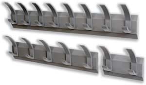 Linear Hat and Coat Wall Rack with Screws