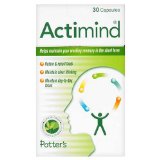 Potters Actimind Capsules - Maintain Clear Thinking - 30 Capsules