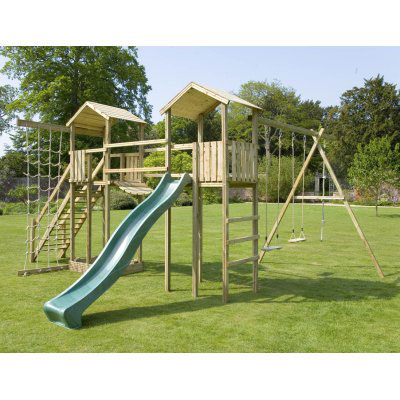 Action Climbing Frames Monmouth Twin Towers Climbing Frame (ATJE 277) (Monmoth Twin Play Centre ATJE277)