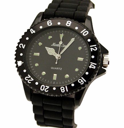 Active Toy Watch Style Black Jelly Strap Watch