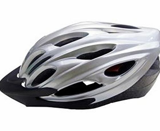 Activequipment Active Equipment Cycle Helmet 54 - 58Cm - Silver - Adult Bike Equipment