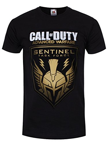 ACTIVISION Call of Duty, Advanced Warfare Black Gold Sentinel T-Shirt: Size X-Large (Electronic Games)