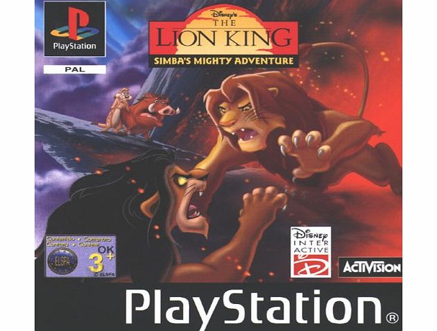 ACTIVISION Disneys The Lion King: Simbas Mighty Adventure (PS)