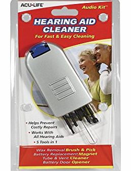 Acu-Life 5-in-1 Hearing Aid Cleaning Tool