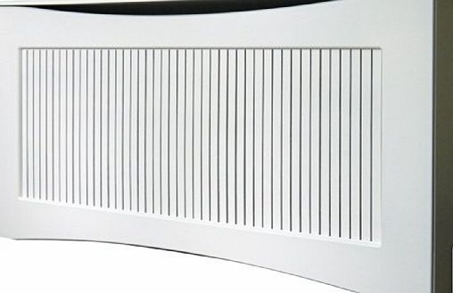 Adam Large Radiator Cover, 160 cm, White