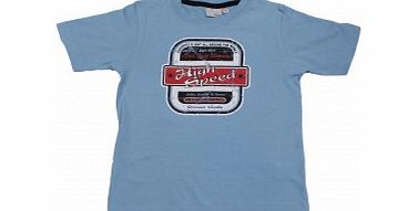 Adams Boys Blue Flight T-Shirt L10/C9