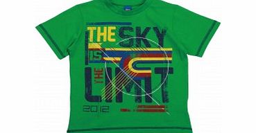 Adams Boys Green Olympic Themed T-Shirt L16/D13