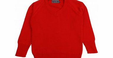 Adams Boys Red School Jumper L18/D13