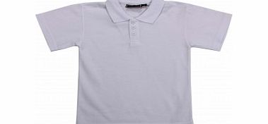 Adams Boys Value White Pique Polo