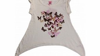 Adams Girl butterfly Print Top L5/D8