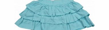 Adams Girls Aqua Layered Jersey Skirt B7 L12/B13