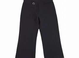 Adams Girls Navy Bootleg School Trousers