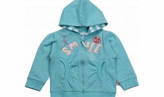 Adams Toddler Girls Aqua Zip Up Hoodie B7 L20/C11