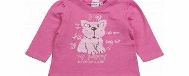 Adams Toddler Girls Pink Puppy Sweatshirt B7 L4/C3