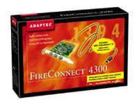Adaptec FireConnect 4300 - Serial adapter - PCI - Firewire - 400 Mbps - 3 port(s)