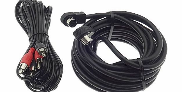 adaptershop SONY / JVC / ALPINE CD Changer Cable 5 M Changer Car Radio Connector Cable AiNet