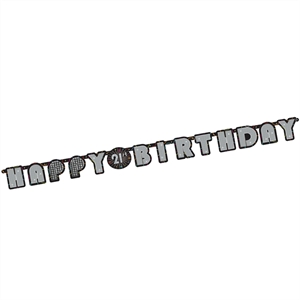 an Age Happy Birthday Banner