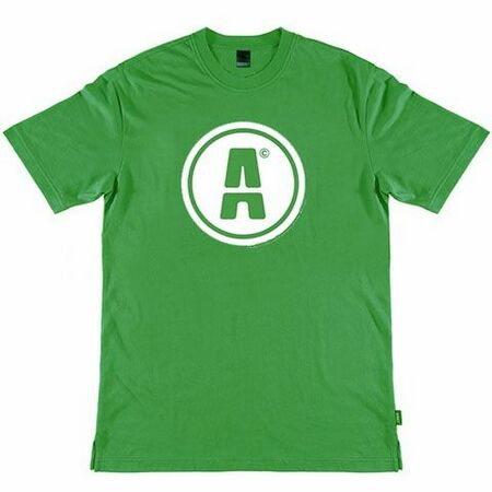 Addict A Disc Logo Green T-Shirt