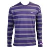 Band Stripe Long Sleeve Tee (Purple)