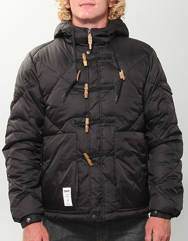 Addict Goose Duffel Puffa jacket - Black