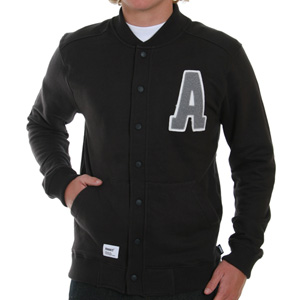 Addict Letterman College sweat - Black