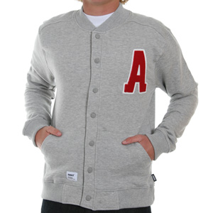 Addict Letterman College sweat - Grey Marl