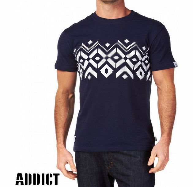 Addict Mens Addict Alpine 2 Tee T-Shirt - Navy